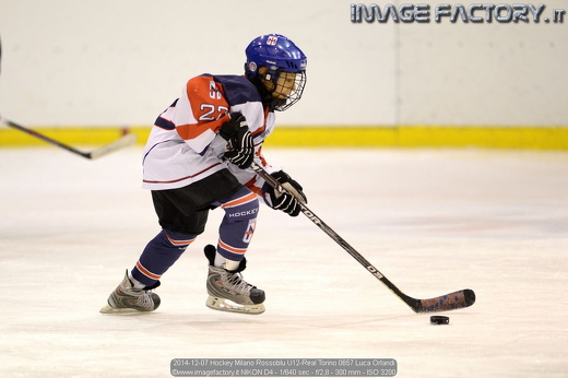 2014-12-07 Hockey Milano Rossoblu U12-Real Torino 0657 Luca Orlandi